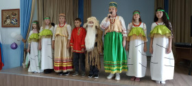 Сегодня в пришкольном лагере школы п. Мельниково прошёл день народного русского творчества!.